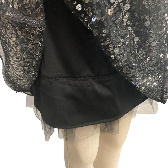 Ruby Rox Sequined Black Dress - Picture 3 of 12